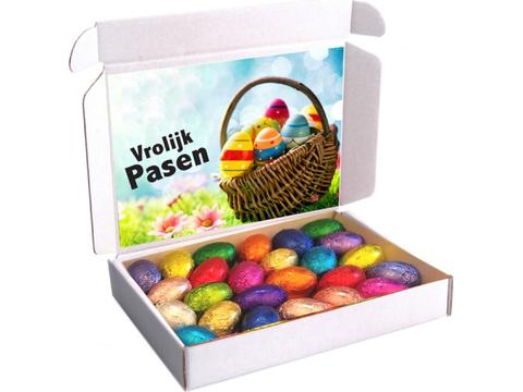 Verzenddoos Pasen 250g met Paaseitjes