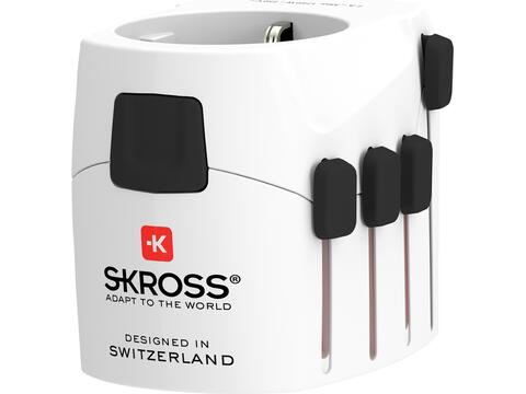 SKROSS Pro 3-polige wereldreisadapter