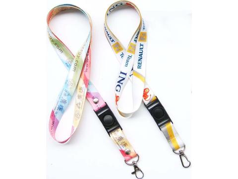 Budget Sublimation lanyard met buckle 15 mm