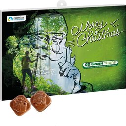 Adventskalender met chocolade