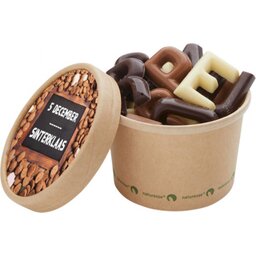 Bio Sint chocoladebeker - 100 gram lettertjes