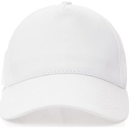 Impact 5 panel 190gr gerecycled katoenen cap met AWARE™ trac-wit voorzijde