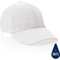 Impact 6 panel 280gr gerecycled katoenen cap met AWARE™ trac