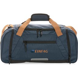 Impact AWARE™ Urban outdoor weekendtas -donkerblauw-gepersonaliseerd