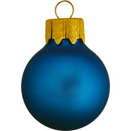 Kerstbal blauw bedrukken