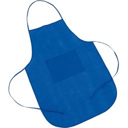 Non-woven BBQ- en keukenschort blauw