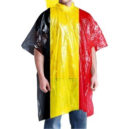 Regenponcho voor fans